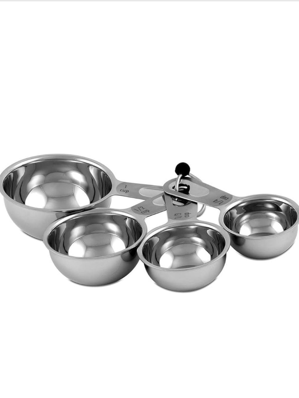The Culinary Institute Stainless Steel Measuring Cup Set